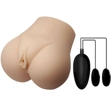 Vagina e Anale Realistici con Vibrazione e Telecomando - Piacere Estremo